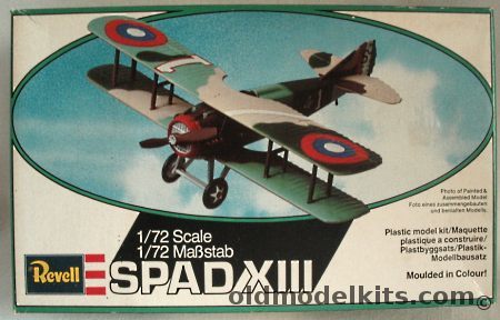 Revell 1/72 SPAD XIII, H4109 plastic model kit